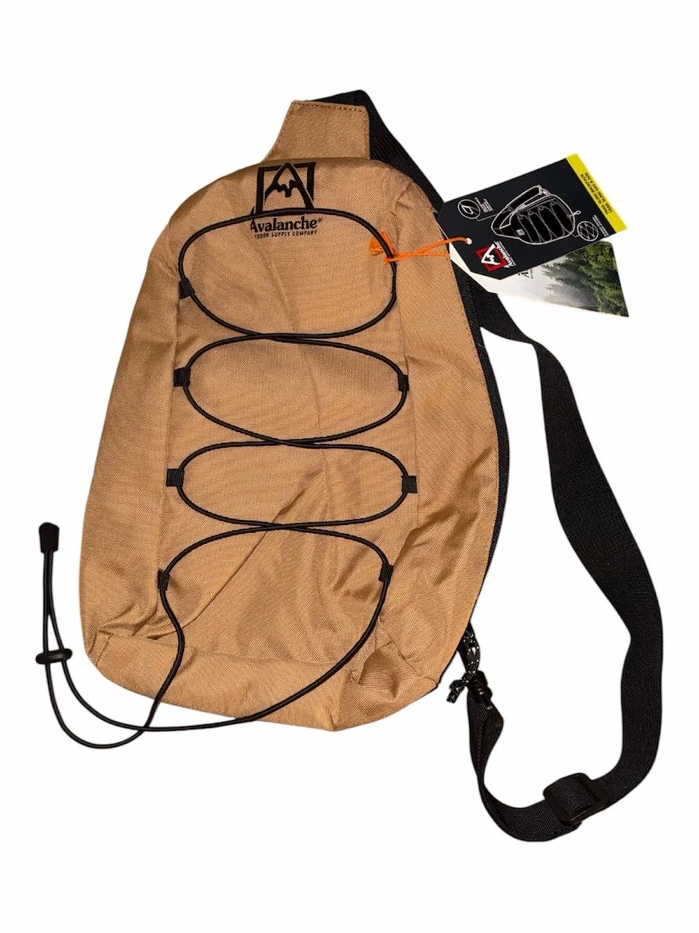 Avalanche Trail Sling Backpack 5.8L Khaki NWT